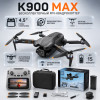 Квадрокоптер K900 MAX — дрон с HD камерой, БК моторами, WiFi FPV, пультом с экраном 4.5", избеганием препятствий с 4 сторон, со сбросом груза, до 15 минут полёта, дальностью до 300 м